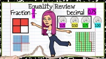Preview of Fraction and Decimal Equivalents