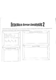 Fraction and Decimal Error Analysis