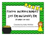 Fraction and Mixed Numbers on Number Lines - Identify and 