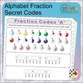 Alphabet fraction secret codes: fraction game to help lear