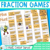 Fraction games 3rd Grade for 3rd Grade Fraction Review