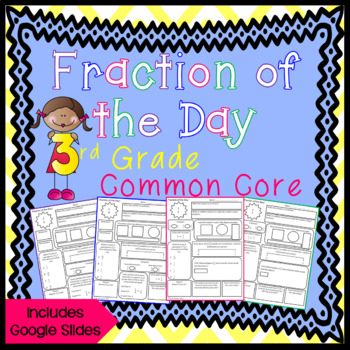 Preview of Fraction of the Day for 3rd Grade