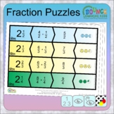 Fraction puzzles (193 distance learning fractions game)