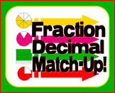Fraction to  Decimal Conversion - Match-Up Game