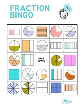 Preview of Fraction visual bingo