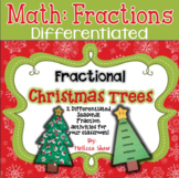 Fraction Christmas Tree & Flip book Activities Mini-Unit *