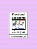 Fractional Exponents Notes & Charts nth Roots (Distance Learning)