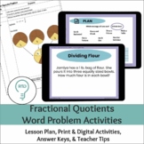 Fractions as Division Word Problems | Complete Digital and