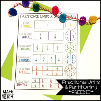 Preview of Fractional Units and Partitioning Shapes - A Fraction Handout