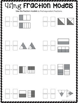 Fractions 3rd Grade - A Complete Unit with Fractions Activities and