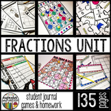 Equivalent Fractions Game & Comparing Fractions Worksheets