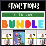 Fractions 180 pages Bundle: Comprehensive Interactive Q&A 