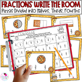 Fractions 1st Grade Math Write the Room