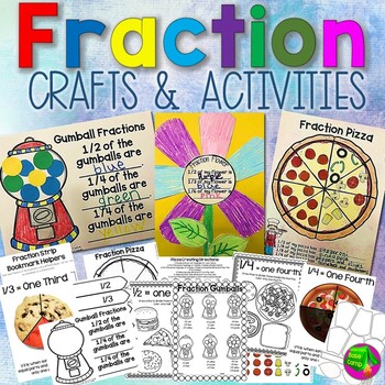 Preview of Fraction Crafts & Fractions