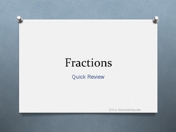 Preview of Fractions