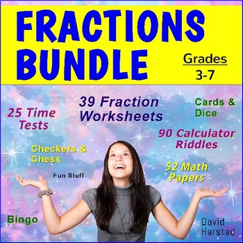 Preview of Fractions (4th, 5th, 6th Grade)