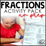 Fraction Activities Worksheets Pack