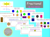 Fractions: Activities and Word Problems for Halves, Thirds