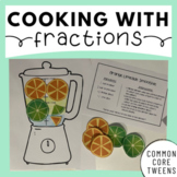 Fractions Activity - Cooking with Fractions Math Center