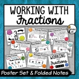 Fractions - Anchor Charts & Folding Notes