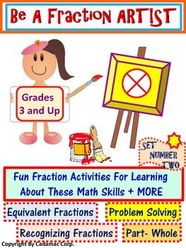 Preview of Fractions Are Fun: A Creative Way to Learn About Fractions- Set Two