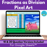 Fractions As Division 5th Grade Pixel Art | 5.NF.3