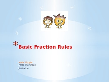 Preview of Fractions As a Part of a Group, Animated Power Point Presentation