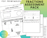 Fractions Assessment Pack - Grade 3 Ontario 2020 Math - Te