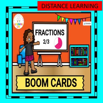 Preview of Fractions BOOM CARDS