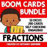 Fractions BUNDLE - Boom Cards - Distance Learning