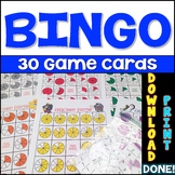 Fractions Bingo Game with 30 Game Cards | End of the Year 