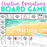 Fraction Operations Math Game