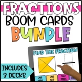 Fractions Boom Card Bundle for 2nd Grade