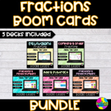 Fractions Boom Cards™ Digital Task Cards Bundle