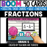 Fractions Addition and Subtraction Boom Cards - Digital