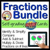 Fractions Bundle Boom Cards Digital Math Assessments Digit