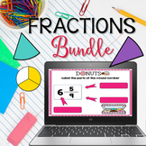 Fractions Activities Bundle - Equivalent, Mixed Numbers, A