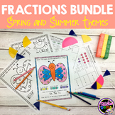 Fractions Bundle - Spring and Summer Themes