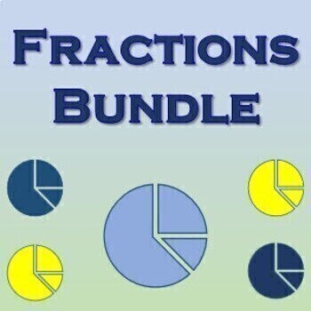 Preview of Fractions Bundle for 2nd and 3rd Grade - Growing Bundle