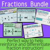 Fractions Bundle of Boom Cards™