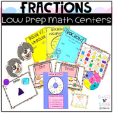 Fractions Center Activities and Math Craft