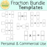 Fractions Clipart Bundle - Commercial Use