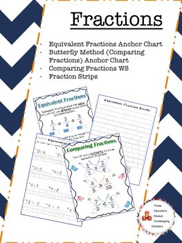 Preview of Fractions: Comparing Fractions, Finding Equivalent Fractions