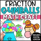 Fractions Craft | Fraction Activities for 2nd or 3rd Grade