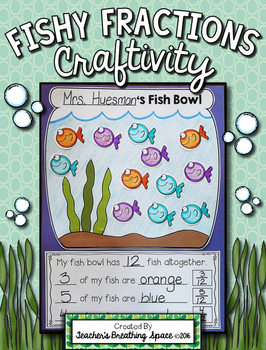Preview of Fractions Craftivity  |  Fishy Fractions Fish Bowl