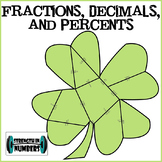 Fractions, Decimals, Percent Coversions St. Patrick's Day 
