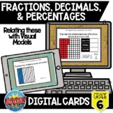 Fractions, Decimals, & Percentages Boom Card Bundle {Digit