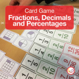 Fractions, Decimals & Percentages Card Game #catch24