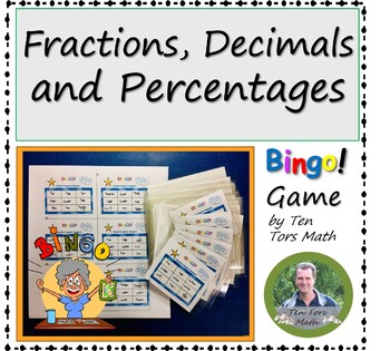 Preview of Fractions, Decimals and Percentages (FDP) Game