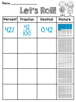 fractions decimals percents fun games worksheets and activities